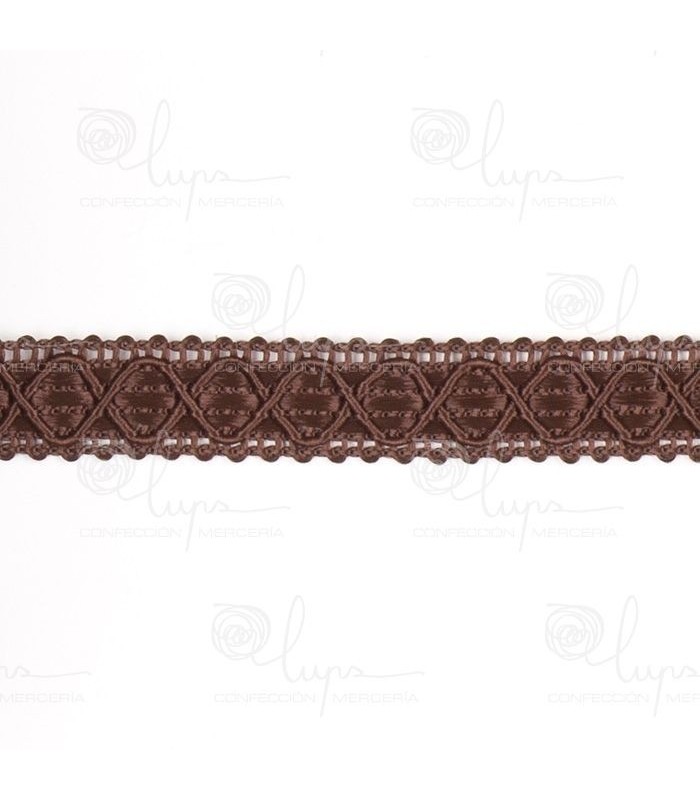 Galón Rombos Rayón 12 mm Múltiples Colores