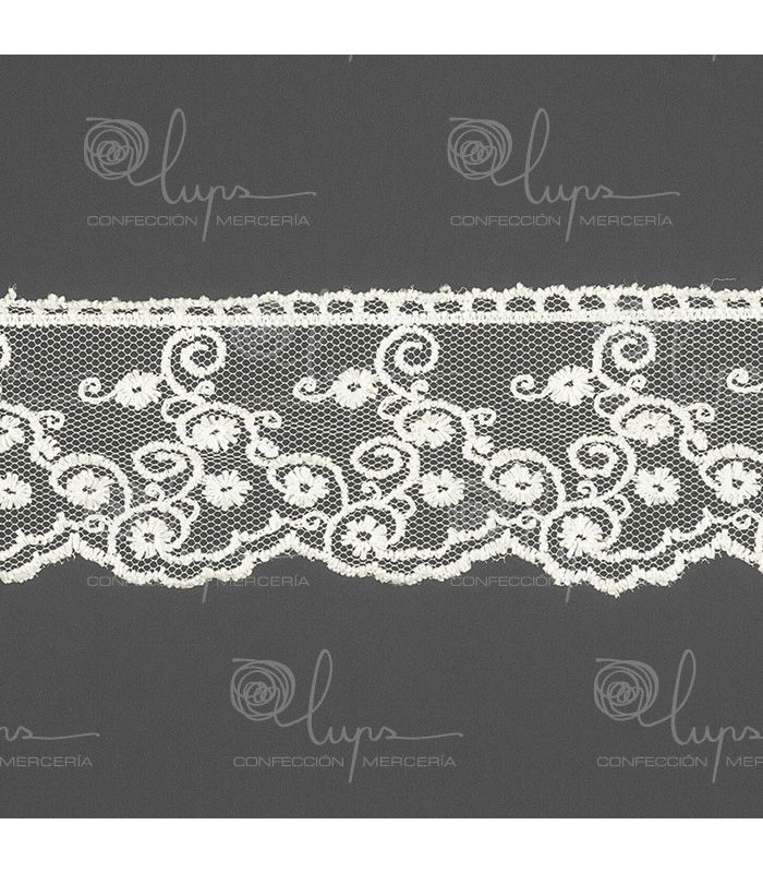 Tul Bordado 4'5 CM Lups 9002