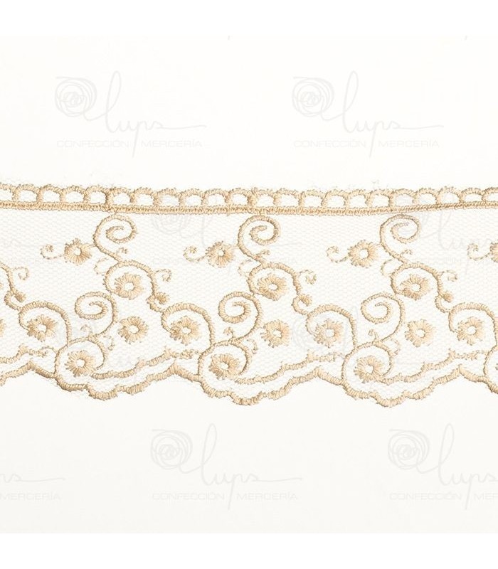 Tul Bordado 4'5 CM Lups 9002