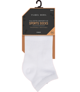 Pack de 3 Tobillero Invisible Ysabel Mora 12745