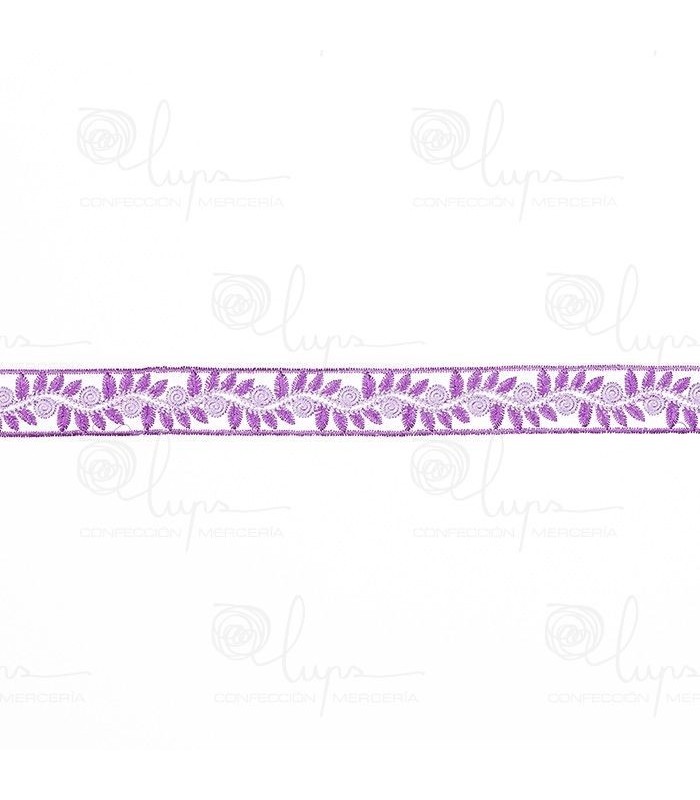 Cinta Bordada 25 mm. Múltiples Colores