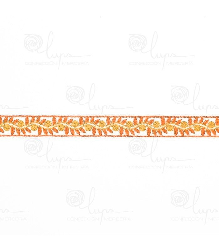 Cinta Bordada 25 mm. Múltiples Colores