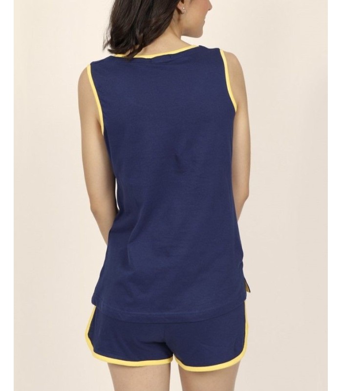 Pijama Mujer Lois Yellow Tape 54520 Talla XL