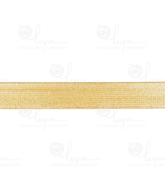 Cinta Lamé Dorada. Varios Anchos