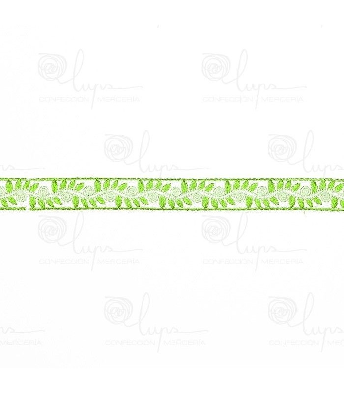 Cinta Bordada 25 mm. Múltiples Colores