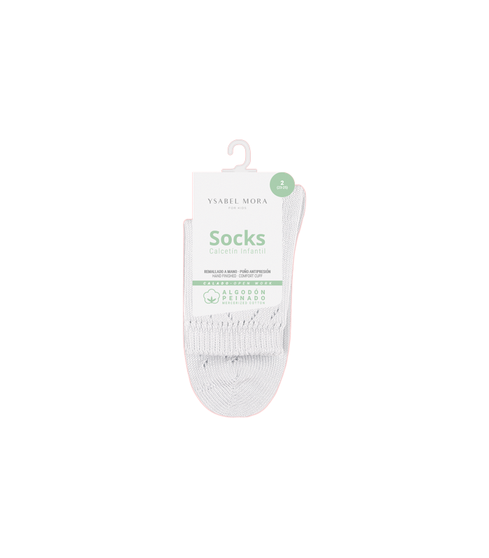 Calcetín Infantil Calado Ysabel Mora 52344