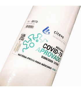 Filtro TNT Antibacteriano Mascarillas. Blanco y Negro
