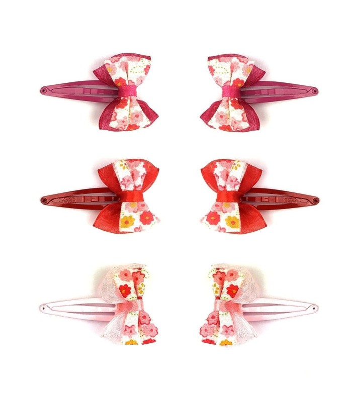 Clips Pelo con Lazo Doble