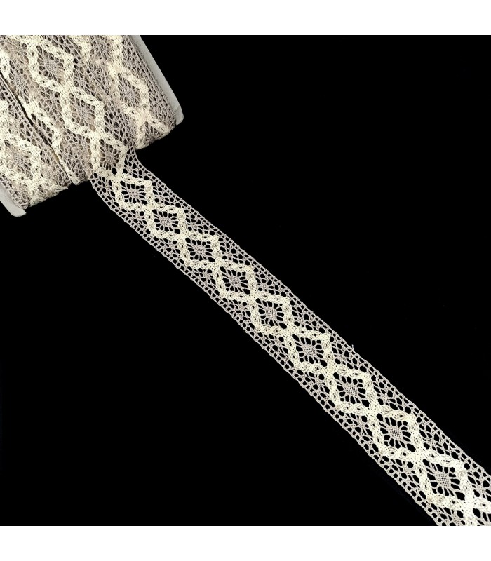 Entredos de Hilo Bicolor. 4,5 cm