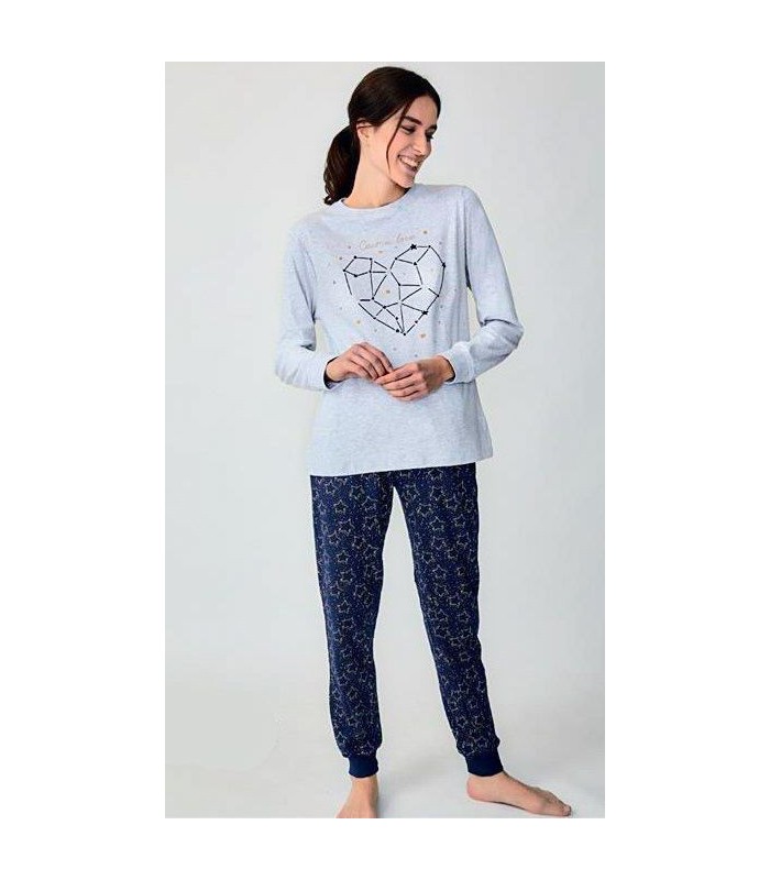 Pijama Mujer Interlock "Cosmic Love" Diassi 3XL