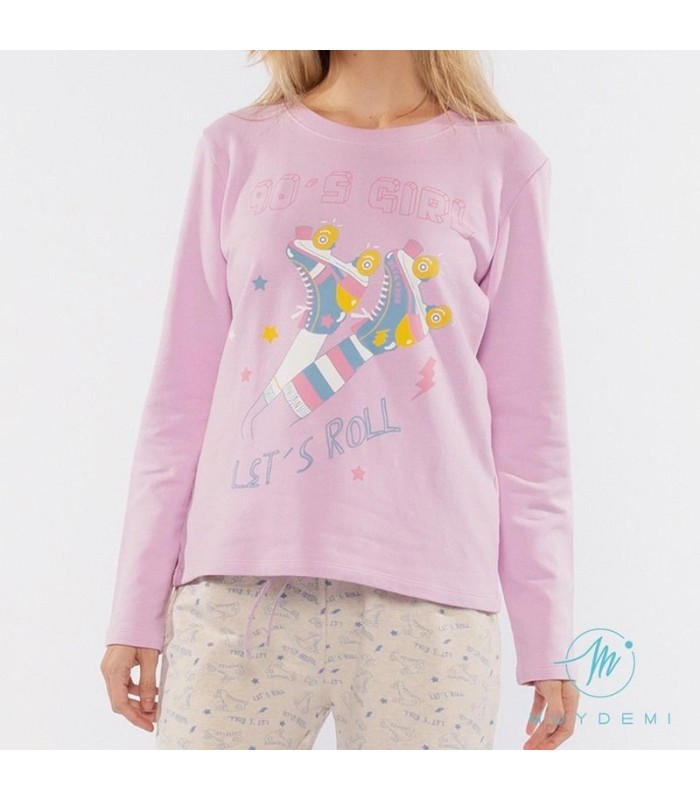 Pijama Mujer "Roller Skate" Muydemi 210103 XL Y XXL
