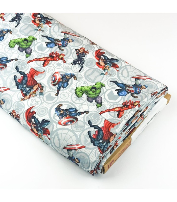 Tela Algodón "Los Vengadores"