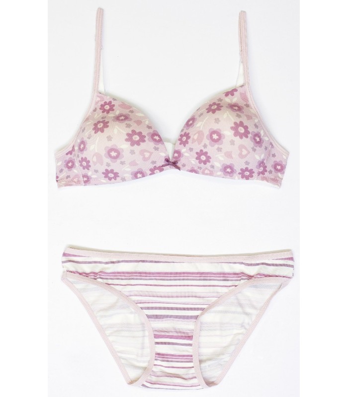Conjunto Sujetador y Braga Juvenil K4101 Delicatta