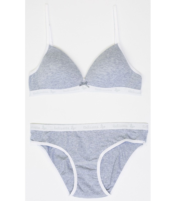 Conjunto Sujetador y Braga Juvenil K4202 Delicatta
