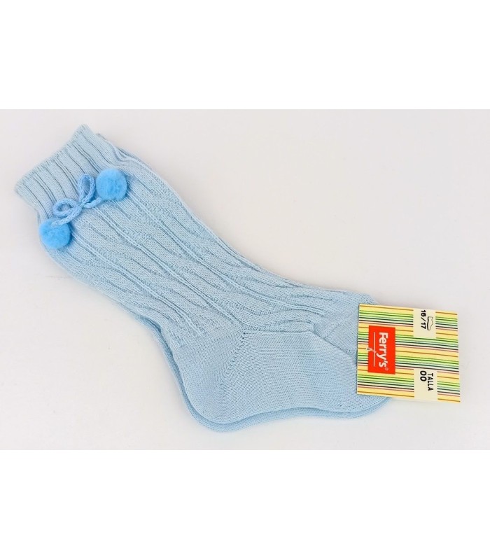 Calcetín Alto Infantil con Pompones Ferrys