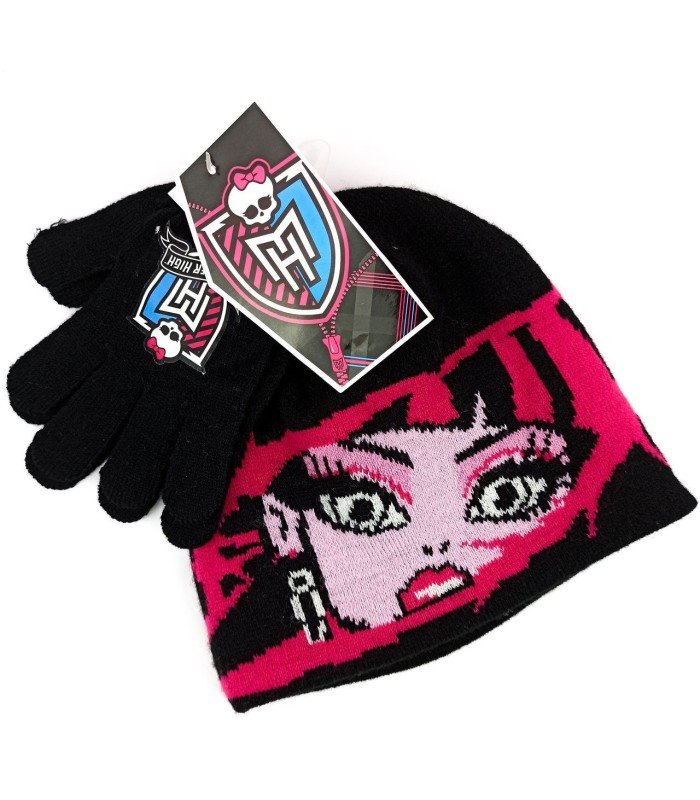 Conjunto Gorro y Guantes Monster High