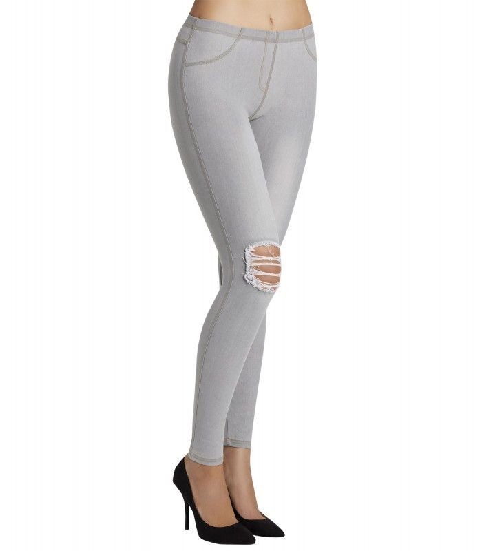 Legging Jeans Blanco Ysabel Mora 70213