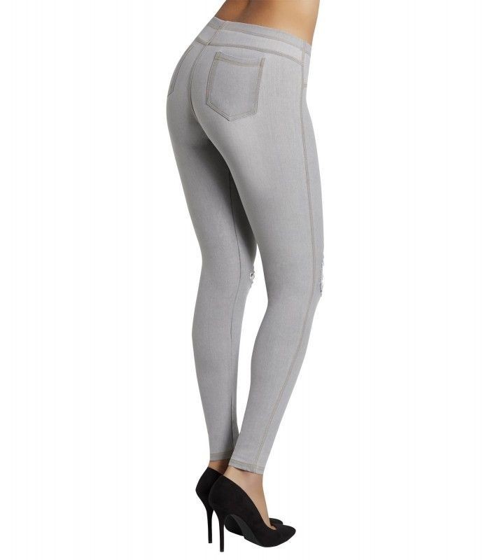 Legging Jeans Blanco Ysabel Mora 70213