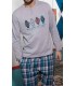 Pijama Hombre Manga Larga Admas 50317