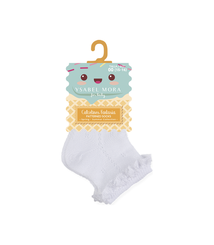 Calcetín Tobillero Blonda Bebé 52224