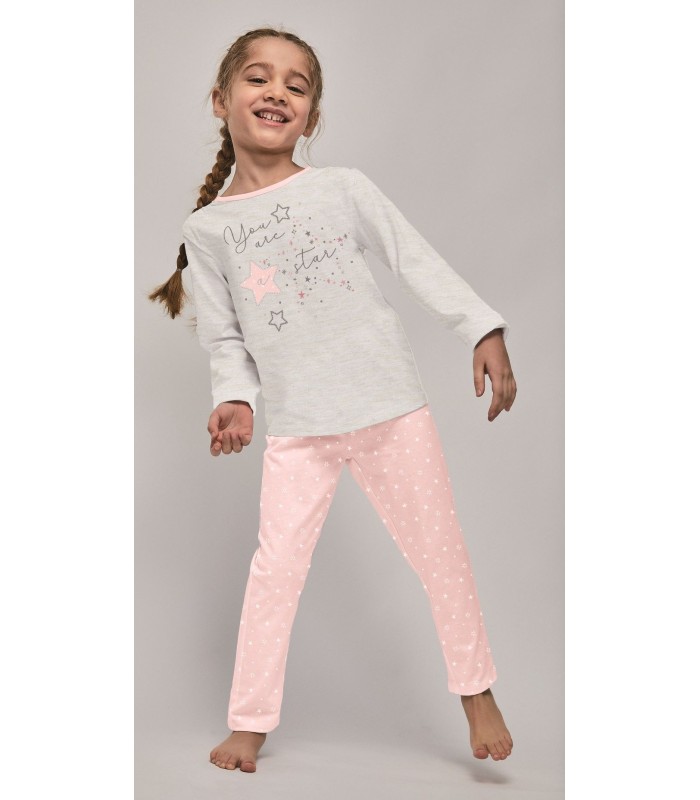 Pijama Niña Manga Larga Fino "You Are A Star"
