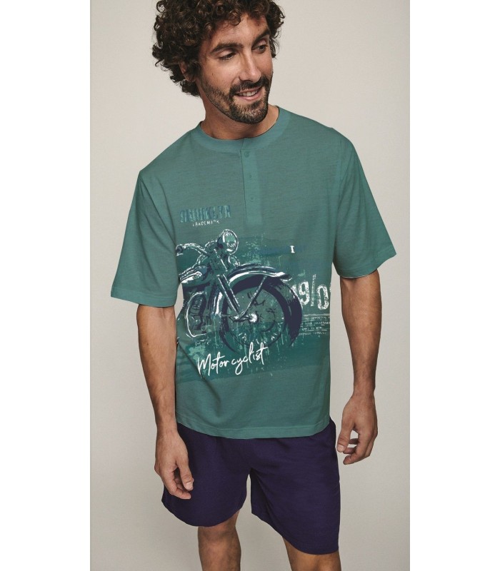 Pijama Hombre Manga Corta "Motorciclist"