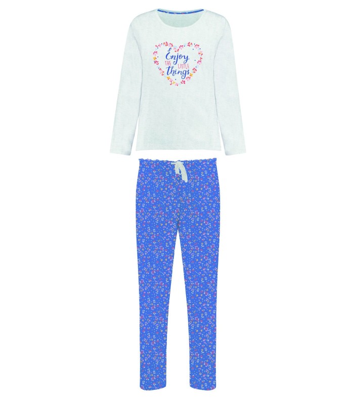 Pijama Mujer Manga Larga Fino "Enjoy The Little Thing"