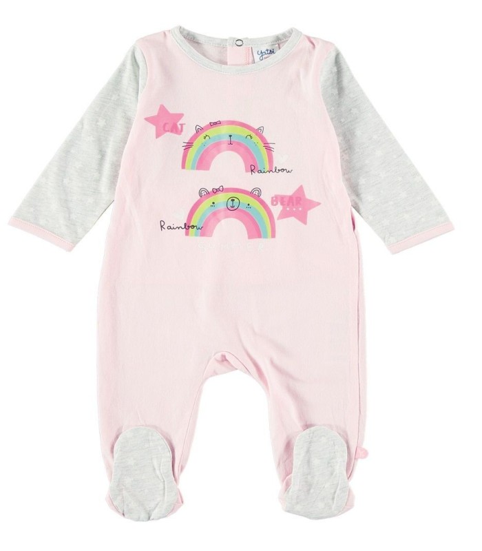 Pelele Manga Larga Fino "Rainbow"