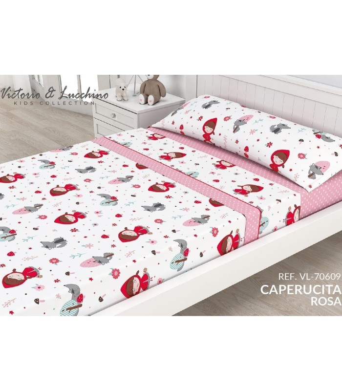 Juegos Sábanas Infantiles Caperucita de Victorio Lucchino