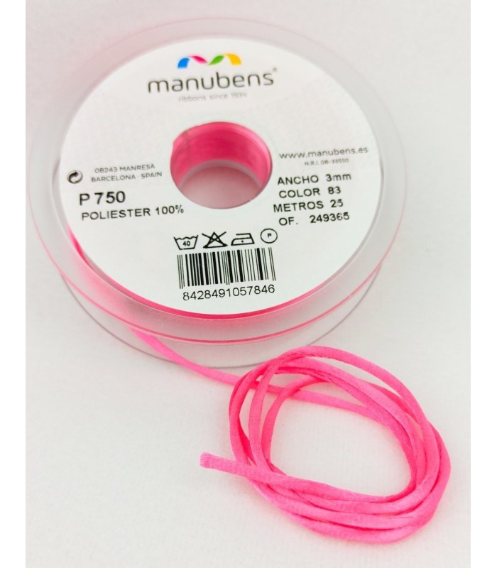 Cordón Cola Ratón 3MM