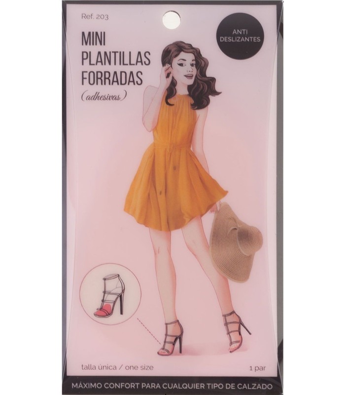 Mini Plantillas Forradas Gel Adhesivas