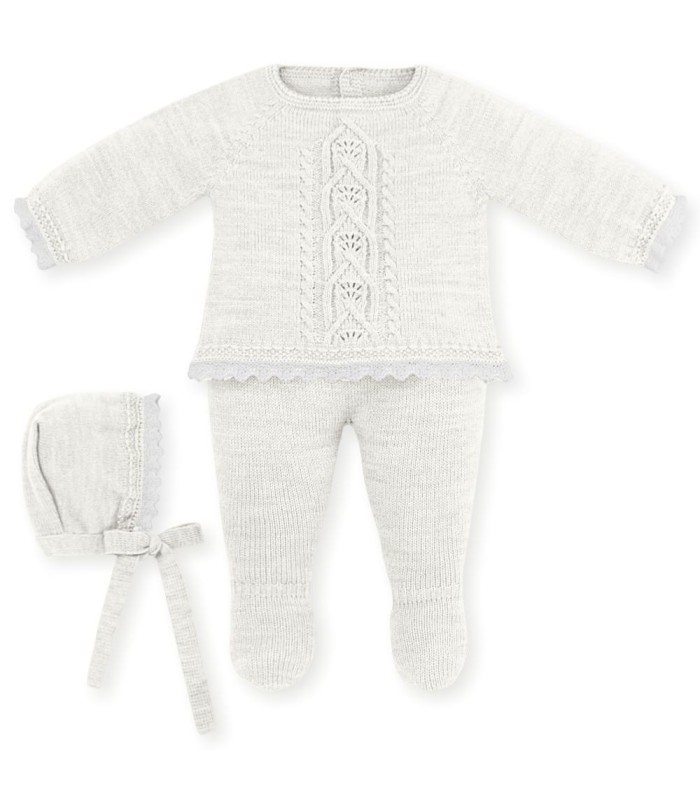 Traje Bebé 3 Piezas Lana "ARAN EXPRESSION"