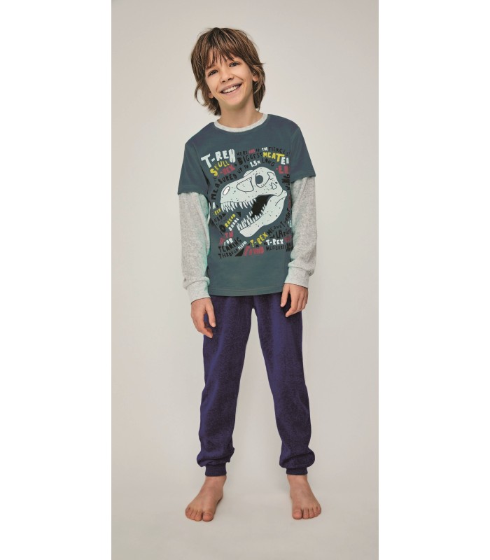 Pijama Niño Tundosado "T-REX TOOTH"