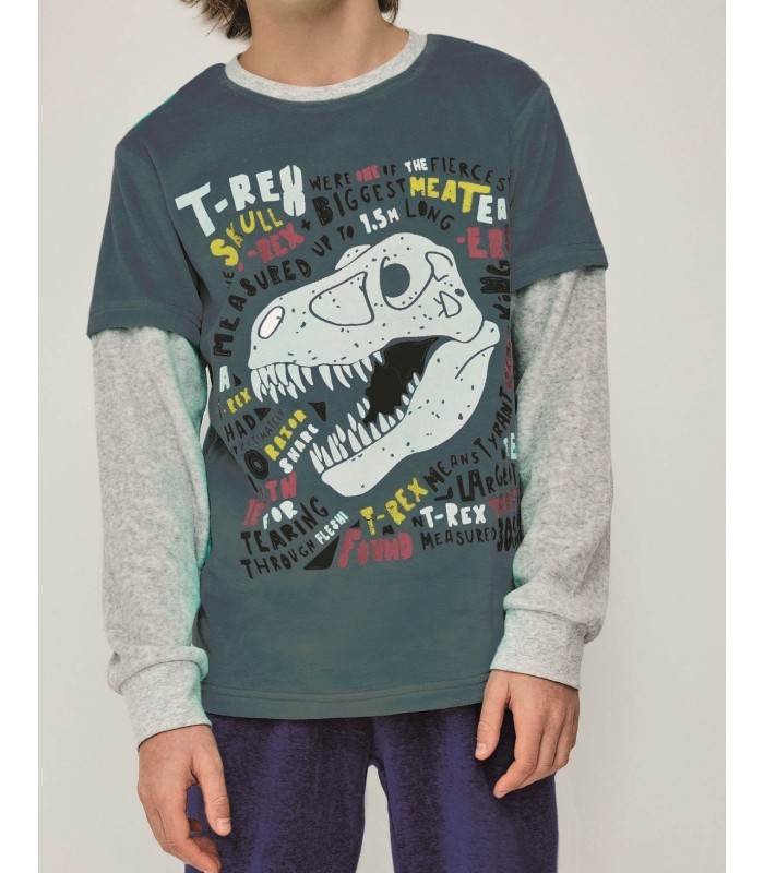 Pijama Niño Tundosado "T-REX TOOTH"