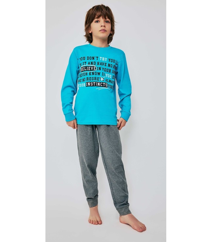 Pijama Niño Algodón Interlock "BELIVE"