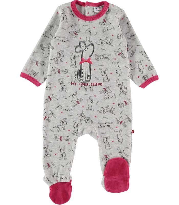 Pelele Niña Tundosado "My Little Friend"