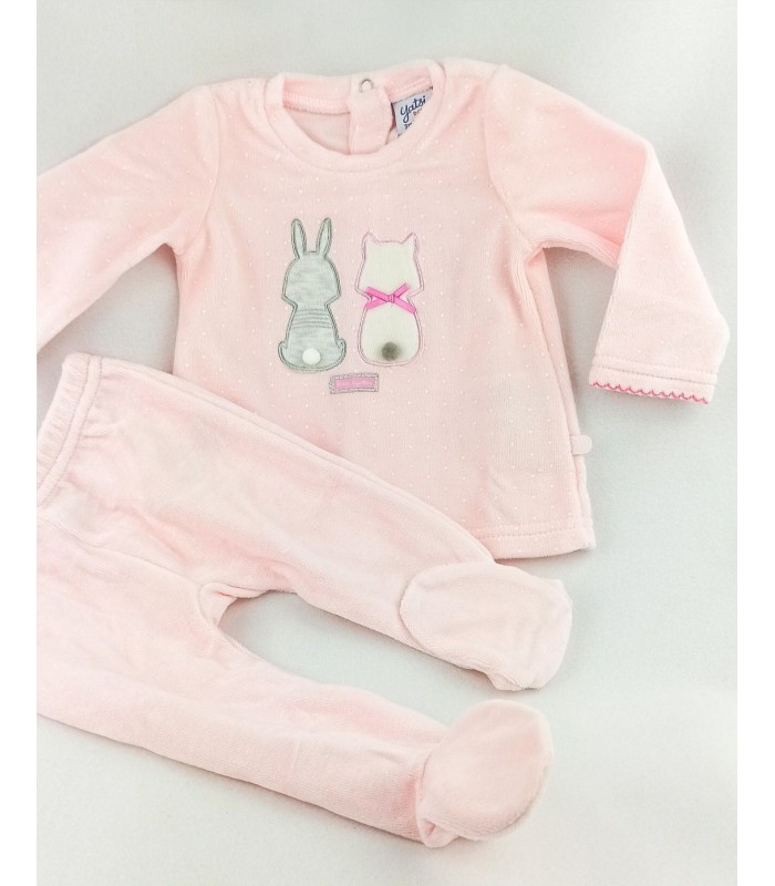 Conjunto Niña Polaina Tundosado "Better Together"