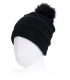 Gorro Unisex Pompon Negro 9153