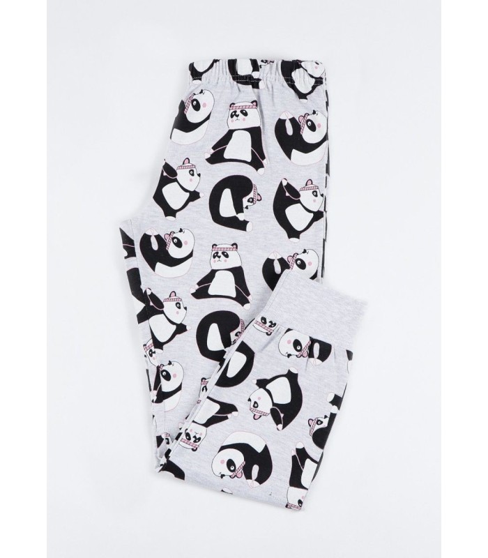 Pijama Niña Manga Larga "Panda Yoga"