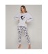Pijama Mujer Manga Larga "Panda Yoga"
