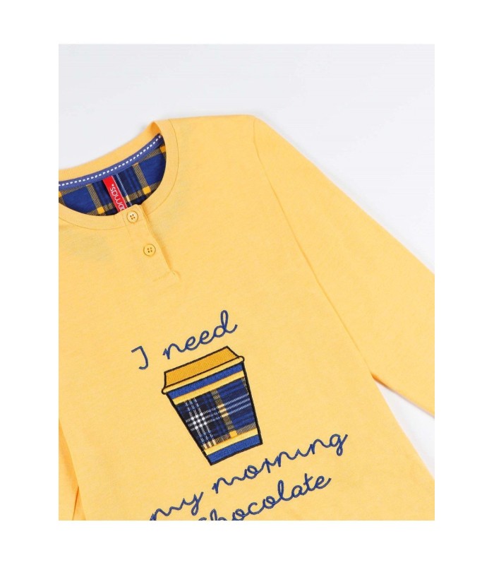 Pijama Niña Manga Larga "Morning Chocolate"