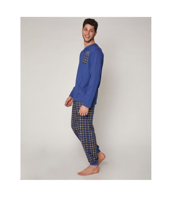 Pijama Hombre Manga Larga "Morning Chocolate"