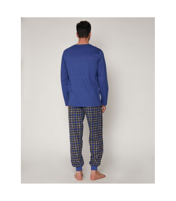 Pijama Hombre Manga Larga "Morning Chocolate"