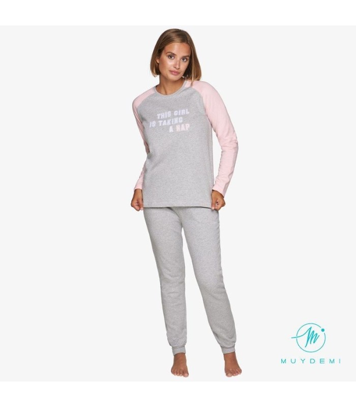 Pijama Mujer Felpa "Nap" 230102 Muydemi