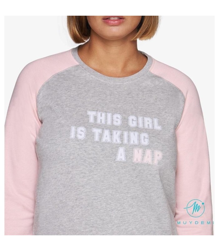 Pijama Mujer Felpa "Nap" 230102 Muydemi