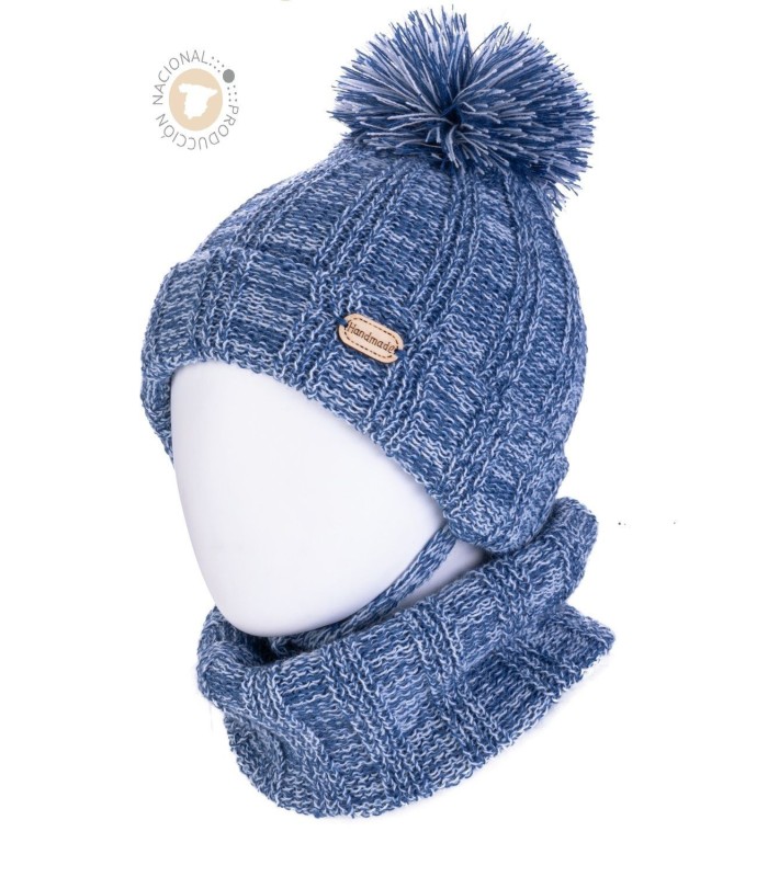 Conjunto Gorro y Cuello de Lana Infantil 20206