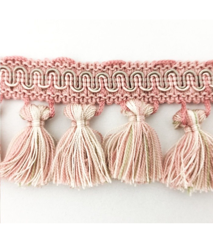 Fleco Borlas Rosa 6 Cm