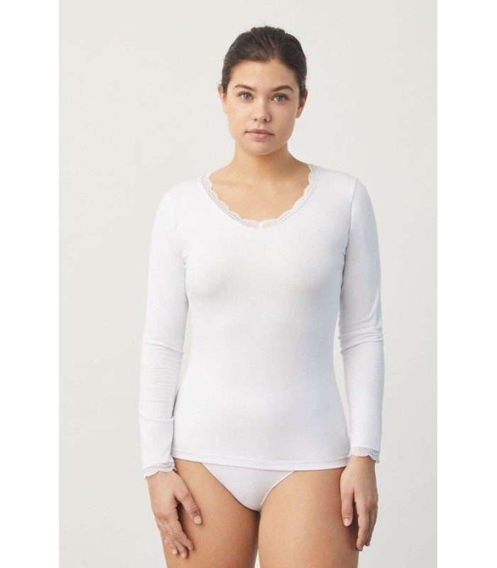 Camiseta Interior Lencera Manga Larga Ysabel Mora 19688