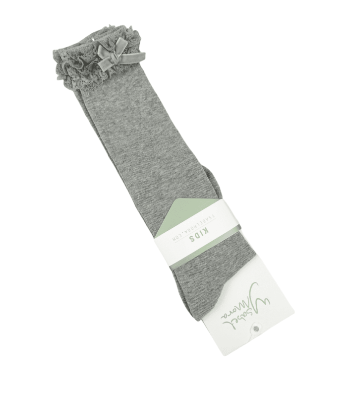 Calcetín Niña Largo con Puntilla 32211 Ysabel Mora