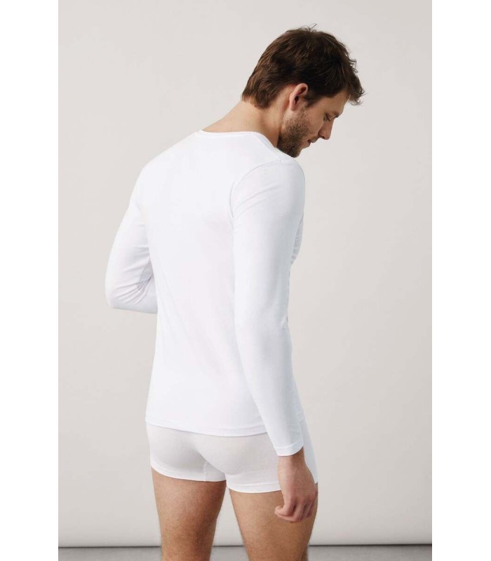 Camiseta Interior Manga Larga Cuello Pico Ysabel Mora 20101